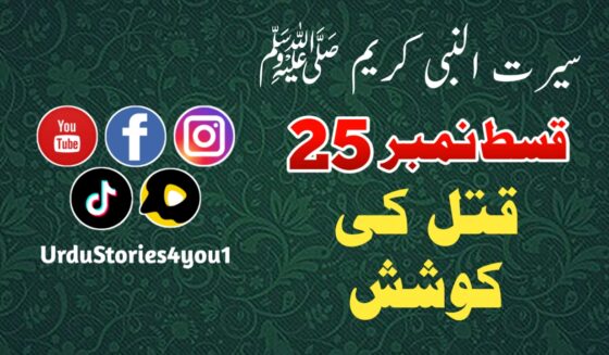 سیرت النبی کریم صلی اللہ علیہ وآلہ وسلم قسط نمبر  25 عنوان: قتل کی کوشش