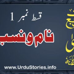 سیرت حضرت علی المرتضیٰ رضی اللہ عنہ قسط نمبر 1 نام و نسب